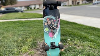 Landyachtz Dugout Surfing Skeleton Unboxing and Initial Impressions [upl. by Rudyard383]