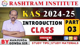 Introduction Class  Nanjunda Gowda Sir  Part 03 [upl. by Lacefield]