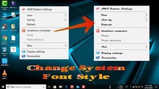 How to change Font in Windows 7810  PC font change Easy way  in Tamil  PC tips and tricks [upl. by Soo]