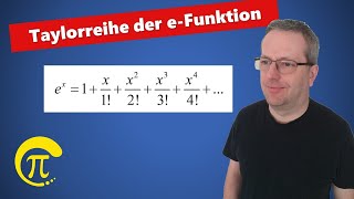 Taylorreihe der eFunktion [upl. by Lian]