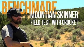 Benchmade Mountain Skinner  Hunt line Field Test [upl. by Otinauj]