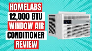 hOmeLabs 12000 BTU Window Air Conditioner Review [upl. by Naharba]