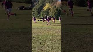 Best Rugby Try from kickoff under 10 rugby smashbros [upl. by Aisined240]