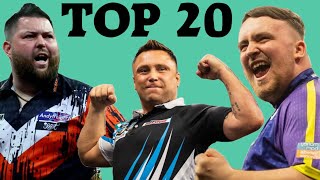 The 20 BEST Checkouts of the Darts Premier League Season 2024 [upl. by Asenab]