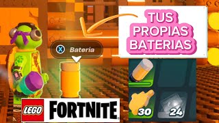 Como crear tus propias BATERIAS en LEGO FORTNITE [upl. by Summer982]