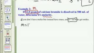 Concentration Calculations 1 molarity [upl. by Oirretno]