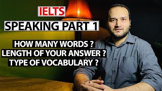 IELTS Speaking Part 1 Ideal Word Count and Answer Length Explained [upl. by Itsa]