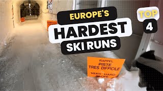 Europe’s Four Most Extreme Ski runs [upl. by Gnohp]