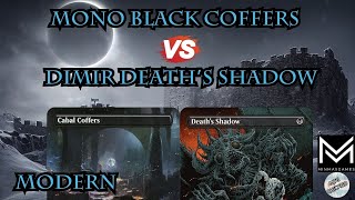 Mono Black Coffers VS Dimir Deathshadow MTG Modern [upl. by Xeno]