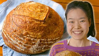 How To Make Perfect Sourdough Bread At Home Starter Included  By June [upl. by Manella]