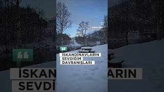 İSKANDİNAVLARIN SEVDİĞİM DAVRANIŞLARINORVEÇTE YAŞAM NORVEÇLİLER norway shortvideo shortssnow [upl. by Esekram]