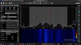 Receiving signal of OTH radar Over The Horizon radar [upl. by Calypso]