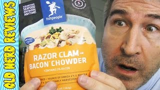 Fishpeople Razor Clam And Bacon Chowder REVIEW 🥓🥄 [upl. by Navonoj328]