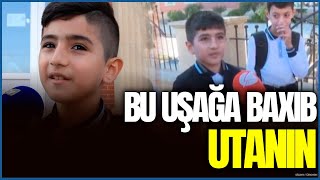 Bu uşağa baxıb UTANIN  aparıcı məmurlara SƏSLƏNDİ [upl. by Bryon]