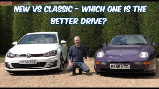 Modern Hot Hatch or Classic Sports Car VW Golf GTI Vs Porsche 968 Sport [upl. by Lledraw]