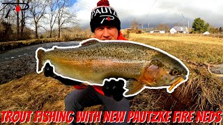 Trout Fishing With New Pautzke Fire Neds [upl. by Ferrel]