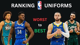 Ranking Every NBA UNIFORM From WORST to BEST [upl. by Loris]