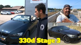 330D Stage 3 E93 Un Cabriolet Diesel Qui Arrache [upl. by Tinaret]