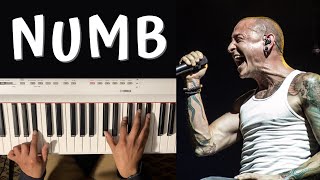 PIANO FACILE  LINKIN PARK  NUMB TUTORIAL [upl. by Resa]