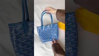 unboxing the goyard mini anjou tote [upl. by Llehsyar]