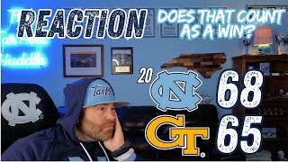 Georgia Tech Yellow Jackets vs 20 North Carolina Tar Heels  IMMEDIATE REACTION  It Aint Good [upl. by Zetrom]