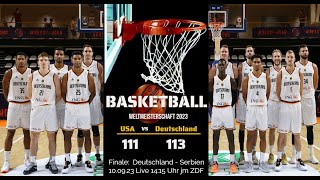 Germany 🇩🇪 taste World Cup glory after beating Serbia 🇷🇸 in the FIBAWC 2023 Final [upl. by Marybelle]