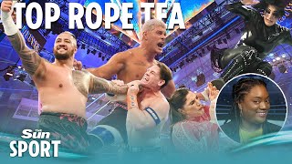 Top Rope Tea Logan Pauls US title win Kairi Sanes epic return and more [upl. by Oman683]