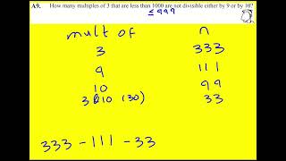 JMO 2017 qA9 UKMT Junior Maths Olympiad [upl. by Aihsekin]