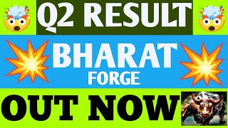 Bharat Forge Q2 Results 2025  Bharat Forge Results Today  Bharat Forge share news today [upl. by Balbinder]