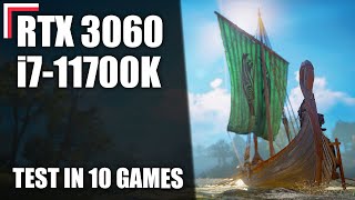 Intel Core i711700K  RTX 3060 12 GB — Test in 10 Games 1080p 1440p 4K [upl. by Sigfrid]