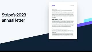 Stripe Annual Letter 2023 [upl. by Annodal]