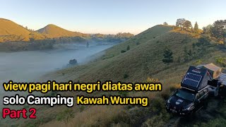 Camper Trailer l Solo Camping Part 2 l Kawah Wurung l Banyuwangi l Java Trip I Pajero [upl. by Elrem397]