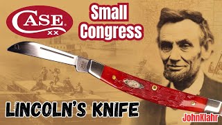 The Case XX Small Congress Abraham Lincoln Carried this knife [upl. by Tebasile702]