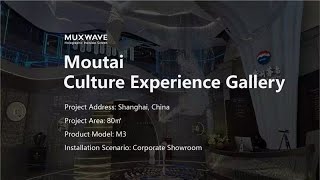 Moutai 80 m² Muxwave Installed in Corporate Exhibition Hall [upl. by Edgard471]