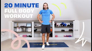 20 Minute Full Body Workout  No Equipment Needed  The Body Coach TV [upl. by Alexine]