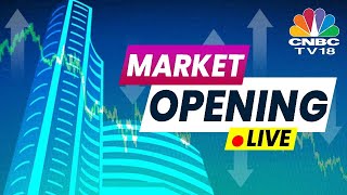 Market Opening LIVE  Sensex Nifty Open Flat Today Avenue Supermarts Adani Stocks In Focus [upl. by Acie]