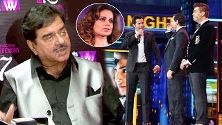 Shatrughan Sinhas Reaction On Kanganas Nepotism INSULT At IIFA Awards 2017 By VarunKaran amp Saif [upl. by Kiran]