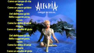 Alegria Cirque Du Soleil Alegria lyrics [upl. by Herzberg]