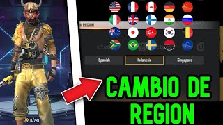 ✅COMO CAMBIAR DE REGION EN FREE FIRE 2024 [upl. by Annaitat]