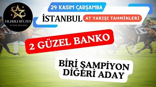 29 Kasım 2023 Çarşamba İstanbul At Yarışı Tahminleri [upl. by Kcerb]