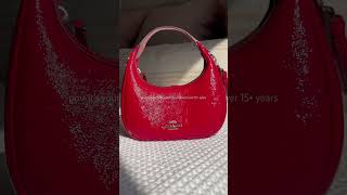 Red patent leather coach bag 🌹coachbag coachpurse [upl. by Jerrome]