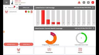 How to Sync Offline calls in edetailing [upl. by Kcirdled185]