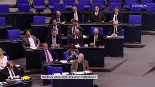 Martin Hohmann AfD  Bundeshaushalt für Verteidigung am 271119 [upl. by Erb]