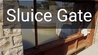 Sluice Gate In Open Channel Flow What is sluice gate  Use Of sluice gate Gyan Tokri [upl. by Anawek]