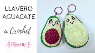 LLAVERO AGUACATES A CROCHET [upl. by Yednarb]