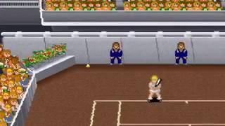 Super Tennis SNES Gameplay [upl. by Malka814]