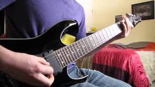 Whitechapel  The Night Remains Cover on 7string [upl. by Poppas]