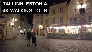 City walks  Tallinn Estonia 4K walking tour [upl. by Zosema]