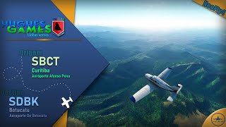 🛩 Flight Simulator 2020  IVAO  Neofly4 🛩 Curitiba 🛩 Botucatu  PA28 Turbo [upl. by Cusack]