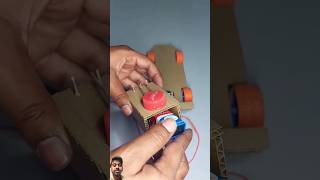 Cardboard RC motor car9 v battery Dc motor Rc cardiycardiyrccarCardboardcargaditrending [upl. by Abate]